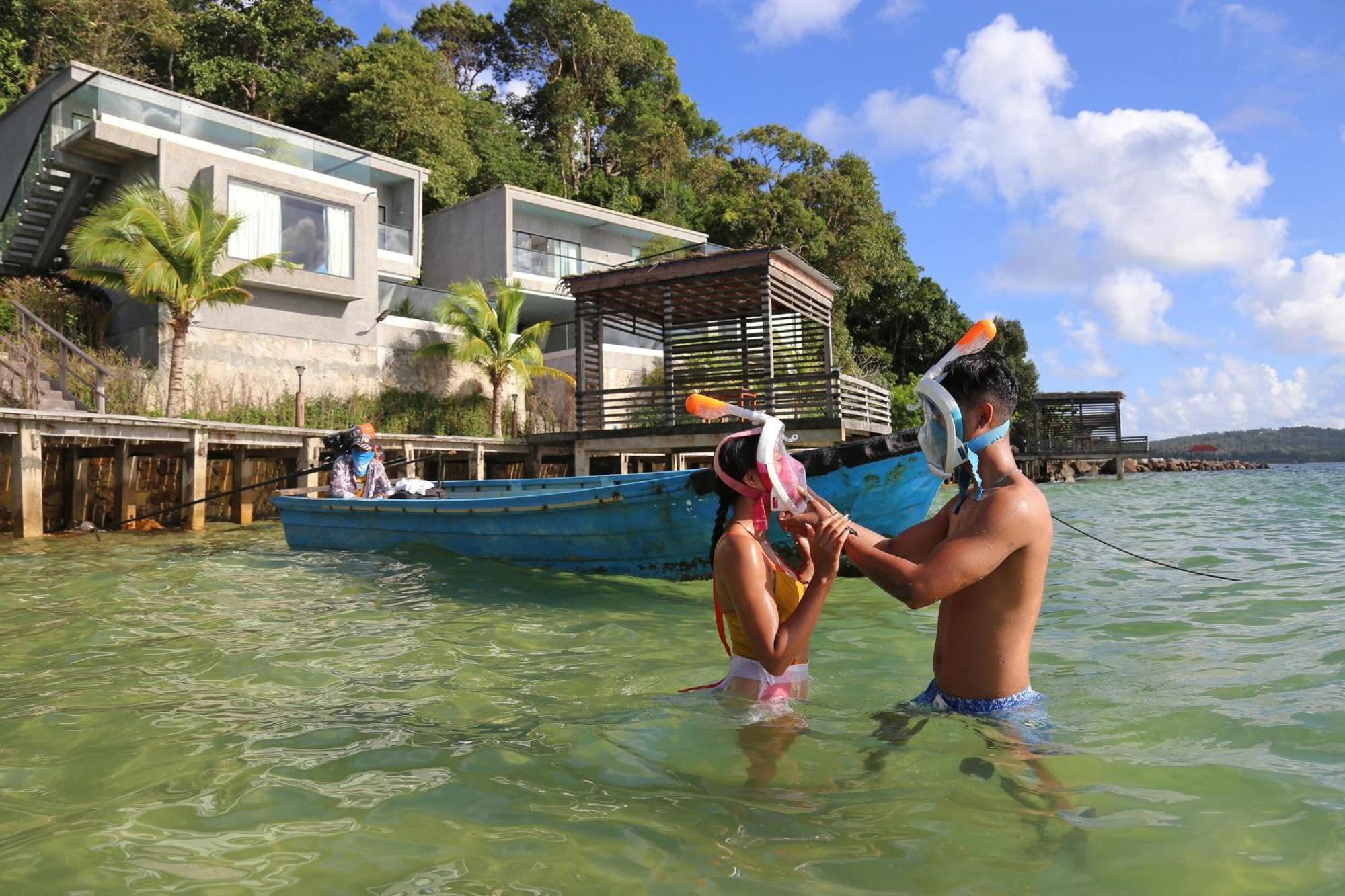 קו רונג סנלואם Pearl Beach Resort & Spa מראה חיצוני תמונה